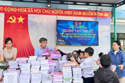 HÀNH TRÌNH CHIA SẺ YÊU THƯƠNG CỦA THẦY TRÒ TRƯỜNG TIỂU HỌC NGUYỄN NGHIÊM ĐẾN CÁC TRƯỜNG TIỂU HỌC Ở ĐĂK LĂK