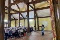 Tiết học trải nghiệm học tập lịch sử địa phương tại Nhà lưu niệm đồng chí Nguyễn Nghiêm của học sinh lớp 3